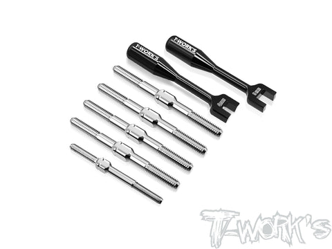 TB-GT4R.1    64 Titanium Turnbuckle Set( For WIRC GT4R.1 )