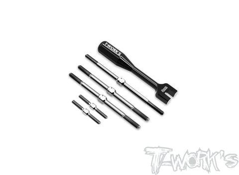 TB-T85 WC    64 Titanium Turnbuckle Set ( For Kyosho TOMAHAWK'85 WC 30646 )