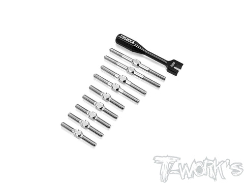 TB-TC8	 64 Titanium Turnbuckle Set( For Team Associated TC8 )