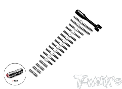 TB-X4'26	64 Titanium Turnbuckle Set( For Xray X4'26 )