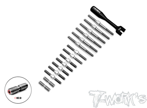 TB-X4'26	64 Titanium Turnbuckle Set( For Xray X4'26 )
