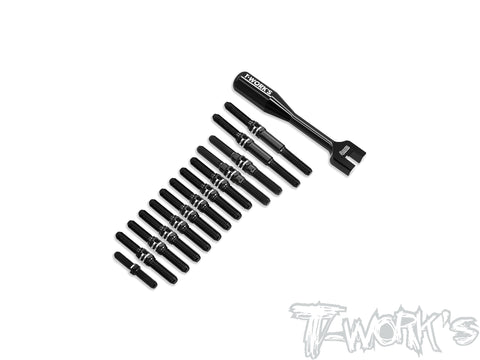 TBB-A11   64 Titanium Black Coating Turnbuckle Set ( For ARC A11 )