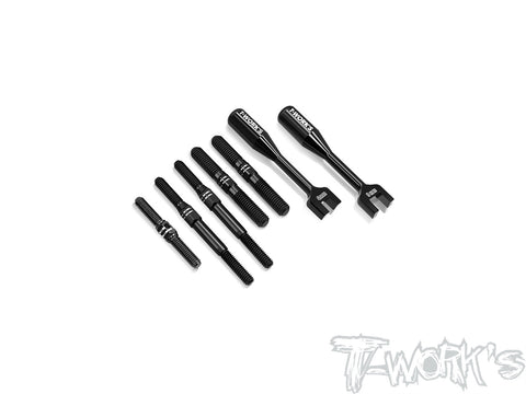 TBB-B4.1E   64 Titanium Black Coating Turnbuckle Set(For Team Associated RC8 B4.1E/B4.2E )