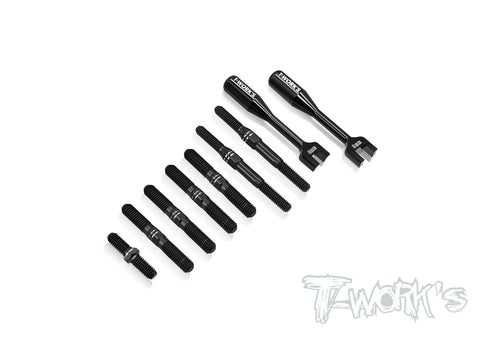 TBB-MP11	64 Titanium Black Coating Turnbuckle Set ( For Kyosho MP11 )