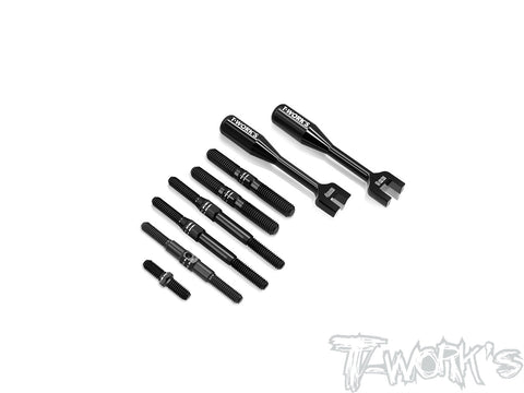 TBB-RC8B4.2   64 Titanium Black Coating Turnbuckle Set( For Team Associated RC8 B4.2 )