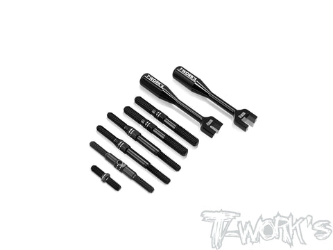TBB-RC8B4.2   64 Titanium Black Coating Turnbuckle Set( For Team Associated RC8 B4.2 )