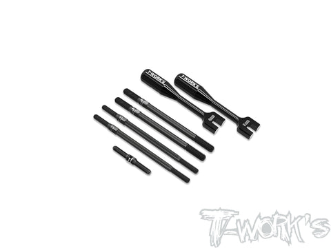 TBB-RC8T4.2E   64 Titanium Black Coating Turnbuckle Set ( For Team Associated RC8 T4.2E