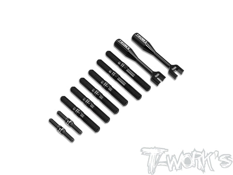 TBB-SRX8GTR	64 Titanium Black Coating Turnbuckle Set ( For Serpent SRX8GT R )