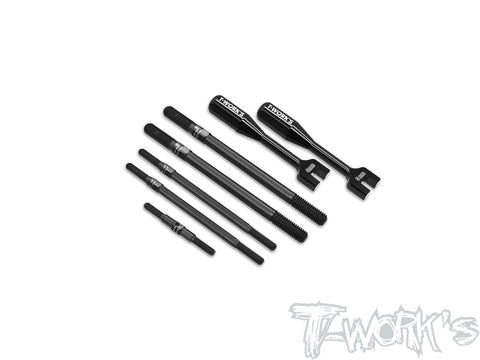 TBB-T4   64 Titanium Black Coating Turnbuckle Set ( For Team Associated RC8 T4/T4E )