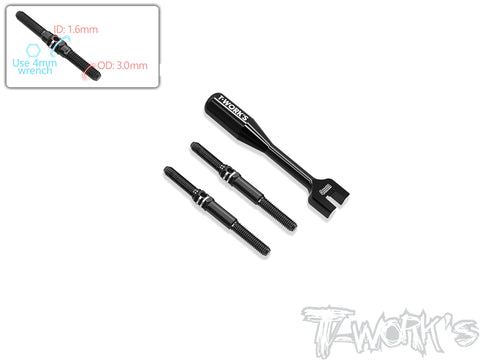 TBB-X12'25	64 Titanium Black Coating Turnbuckle Set ( For Xray X12'22 / X12'23 / X12'25/X12'26)