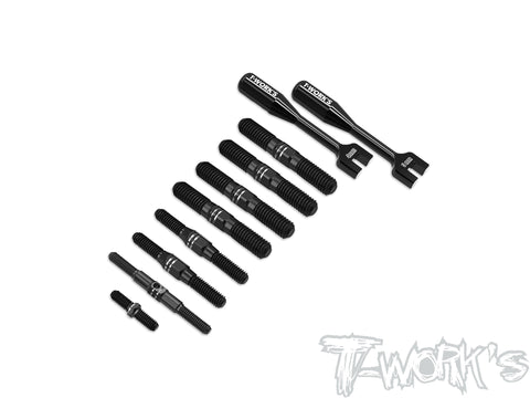 TBB-X3GTS'26	64 Titanium Black Coating Turnbuckle Set ( For Hong Nor X3GTS'26 )