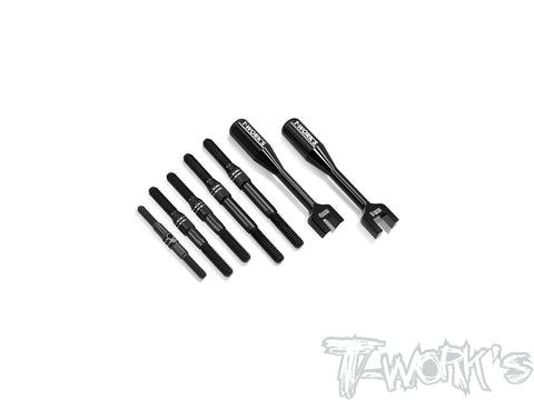 TBB-X8BE-2021   64 Titanium Black Coating Turnbuckle Set( For Xray XB8 2021/ XB8E 2021 )