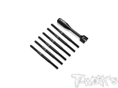 TBB-XB2'25   64 Titanium Turnbuckle Set( For Xray XB2'25 )