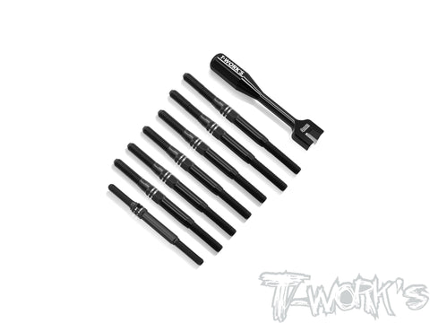 TBB-XB4'25   64 Titanium Black Coating Turnbuckle Set( For Xray XB4'25/XB4C'26/XB4D'26  )