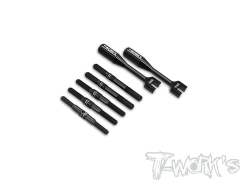 TBB-XB8'26	64 Titanium Black Coating Turnbuckle Set ( For Xray XB8'26 )