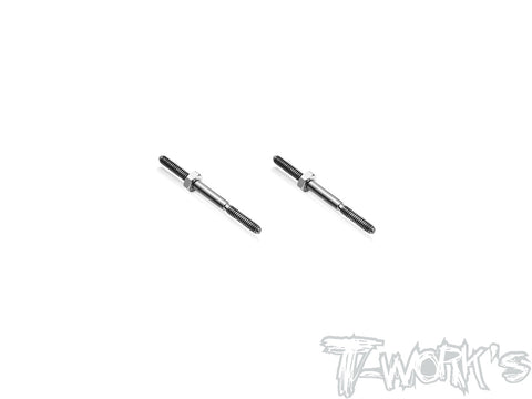 TBS-1.65"   64 Titanium Turnbuckles M3 x 1.65"