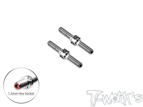 TBSOH-322N   64 Titanium Turnbuckles 3mm x 22mm