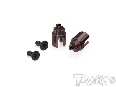 TE-126-Mi9    Spring Steel Front BB Spool Cups ( For Schumacher Mi9  ) 2pcs.
