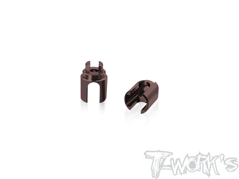 TE-126-X4'26   Spring Steel Front BB Spool Cups ( For Xray X4'26  )