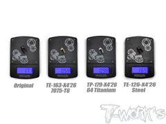 TE-126-X4'26   Spring Steel Front BB Spool Cups ( For Xray X4'26  )