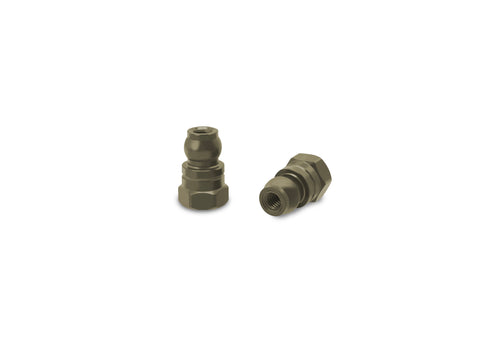 TE-128-D 	 7075-T6 Hard Coated Alum. Shock Bushings 9mm( Team Associated RC10 B7.1 ) 2pcs.