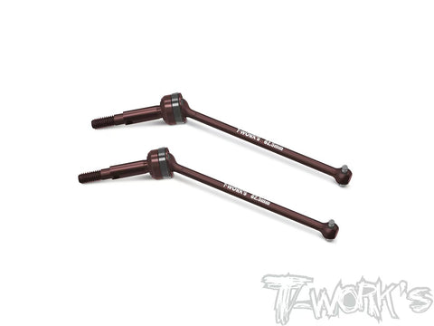 TE-141  Steel F/R Universal Driveshaft ( For Kyosho Optima ) 1 pair.