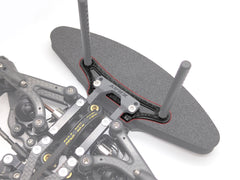 TE-203-X4    Graphite Upper Holder For Bumper ( For Xray  T4'19/ X4 / X4'20/ X4'23 )