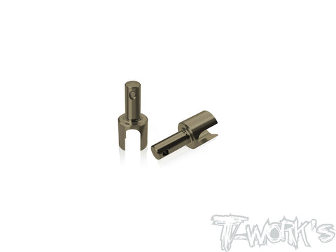 TE-213-MS1.0      7075-T6 Hard Coated Alum. Gear Diff. BB Driveshaft Adapters (  For Yokomo MS 1.0 & AXON TC10/3  )