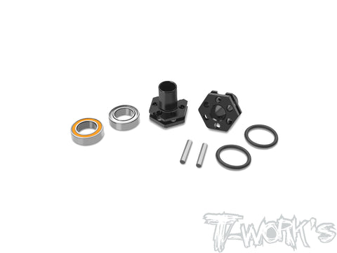 TE-231-TC8-B   6mm Bearing Wheel Hub Axle +0.5mm ( Team Associated TC8 ) 2pcs.