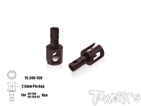 TE-249-TC8	Spring Steel Light Weight Rear Diff. Joint ( For Team Associated TC8 ) 2pcs.