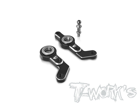 TE-266-F	Alum. Streeing Bellcrank （ For Team Associated RC10 4WD ）
