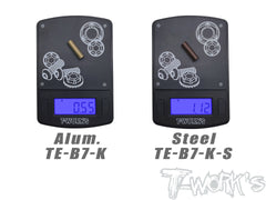TE-B7-K-S    Steel Allow Idler Gear Shaft ( For Team Associated RC10 B7 ) 3pcs.