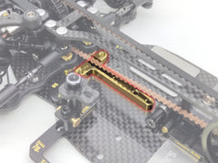TE-X4-F-B   Brass Chassis T-bar ( For Xray X4/ X4'23   )