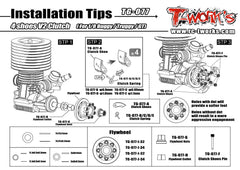 TG-077    7075-T6 Aluminium/Steel  32mm &34mm  4 shoes V2 Clutch ( For 1/8 Buggy / Truggy / GT )