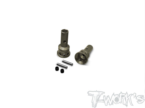 TO-095  Hard Coated Alum. F/R Axle Shaft ( For Hong Nor & OFNA X3/X3E,IGT8/X3 GTS'23 ) 2pcs