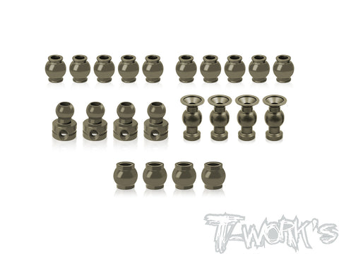 TO-102  7075 Hard Coated Alum. Ball Set ( For Sworkz S350 BK1/BE1/EVO/EVO2 ) 22pcs