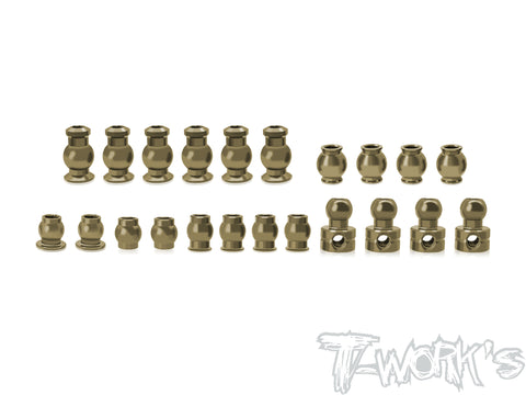 TO-155-MBX8TR   7075 Hard Coated Alum. Ball Set ( For Mugen MBX8TR/MRX8R ECO ) 22pcs