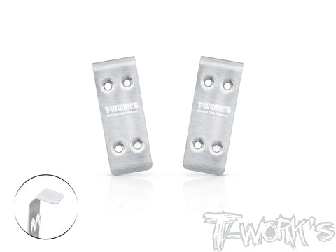 TO-235-B84	  Stainless Steel Front Chassis Skid Protector ( For Team Associated RC10 B84/B84D ) 2pcs.