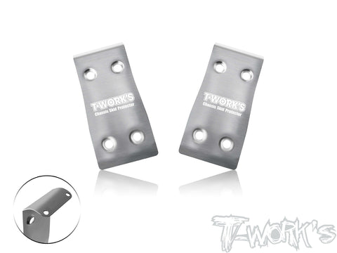 TO-235-X5B	  Stainless Steel Front Chassis Skid Protector ( HongNor X5B ) 2pcs.