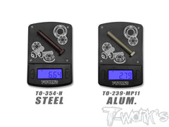 TO-239-MP11	Hard Coated 7075-T6 Alum. Servo Saver Shaft ( For Kyosho MP11 )