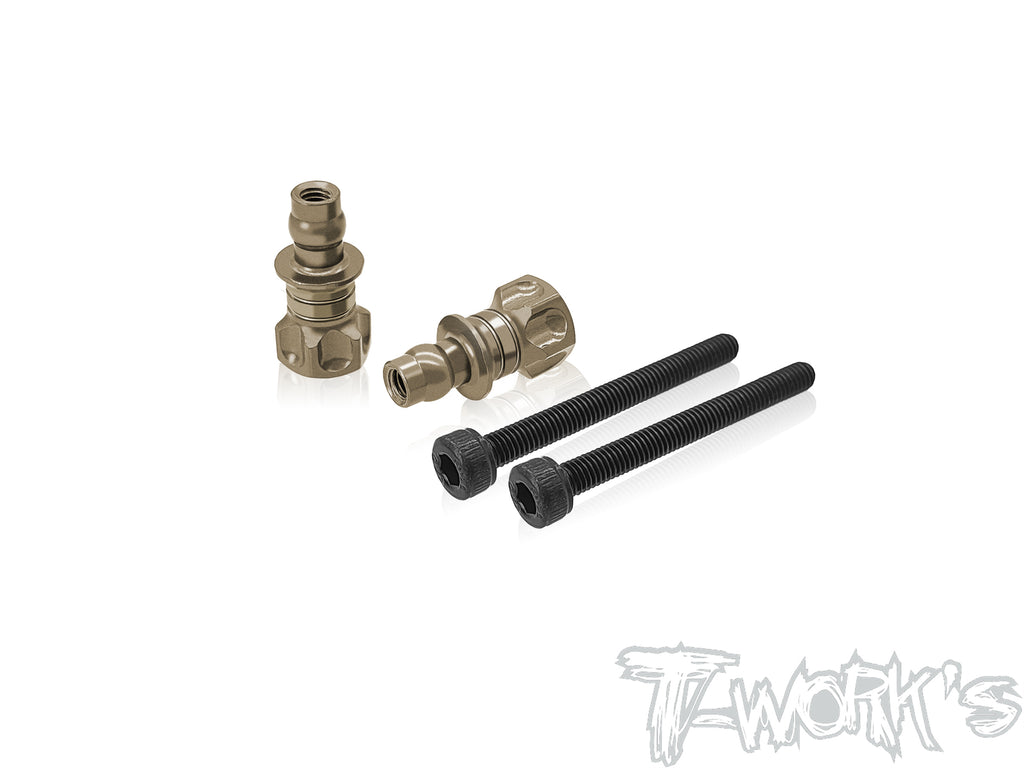 TO-240-F8-1    Hard Coated 7075-T6 Alum. Rear Shock Standoffs ( For Sparko F8 )  2pcs.