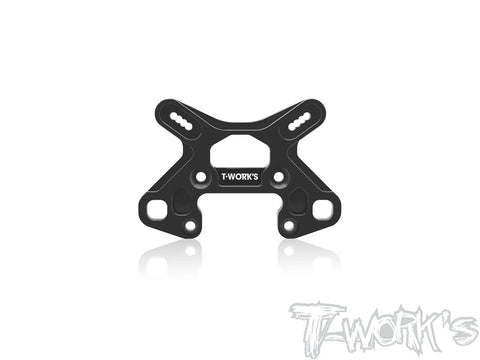 TO-241-B4.2 Black Hard Coated 5mm 7075-T6 Alum.Front Shock Tower ( For Team Associated RC8 B4.2/B4.2e )