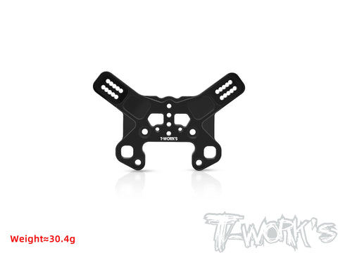 TO-241-T4.2 Black Hard Coated 5mm 7075-T6 Alum.Front Shock Tower ( For Team Associated RC8 T4.2/T4.2e )