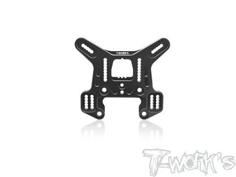 TO-242-B4.2 Black Hard Coated 5mm 7075-T6 Alum.Rear Shock Tower ( For Team Associated RC8 B4.2/B4.2e )