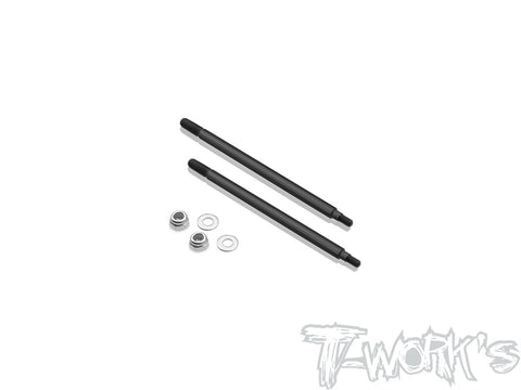 TO-261-MX8   DLC coated Rear Shock Shaft  64.5mm/68.5mm (  For Mayako MX8 ) 2pcs.