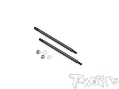 TO-261-MX8   DLC coated Rear Shock Shaft  64.5mm/68.5mm (  For Mayako MX8 ) 2pcs.