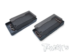 TO-325-F  Alum. Battery Tray Spacer 2pcs. (  For Team Associated RC8 B4E ）