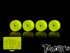 TO-339H-A   1/8 Buggy Hard Wheel 4pcs. ( White/Yellow/Pink/Green )