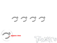 TO-346-A	Stainless Steel Front Upper Arm Adjust Camber Spacer 0.5mm/1mm/2mm ( 4pcs. )(For Infinity IFB8)