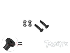 TO-352-E	Thin Head Steel Brake Pad Screw 3 x 15mm With Spring ( S ) 2pcs.